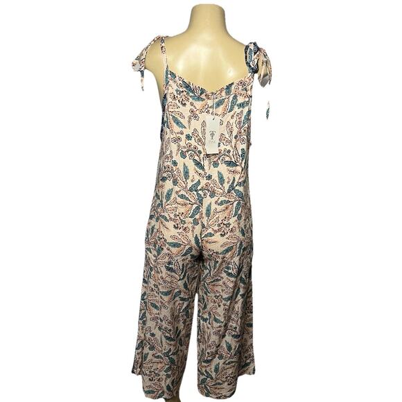 Tysa Romper Womens 0 XS/S Crop Ikat Tie Straps Boho Jumper One Piece Rel… - Picture 4 of 12